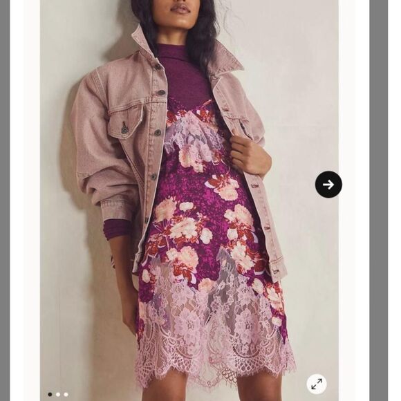 NWT Free People Sunfade Slip Dress Jewel Combo Small - Picture 12 of 12